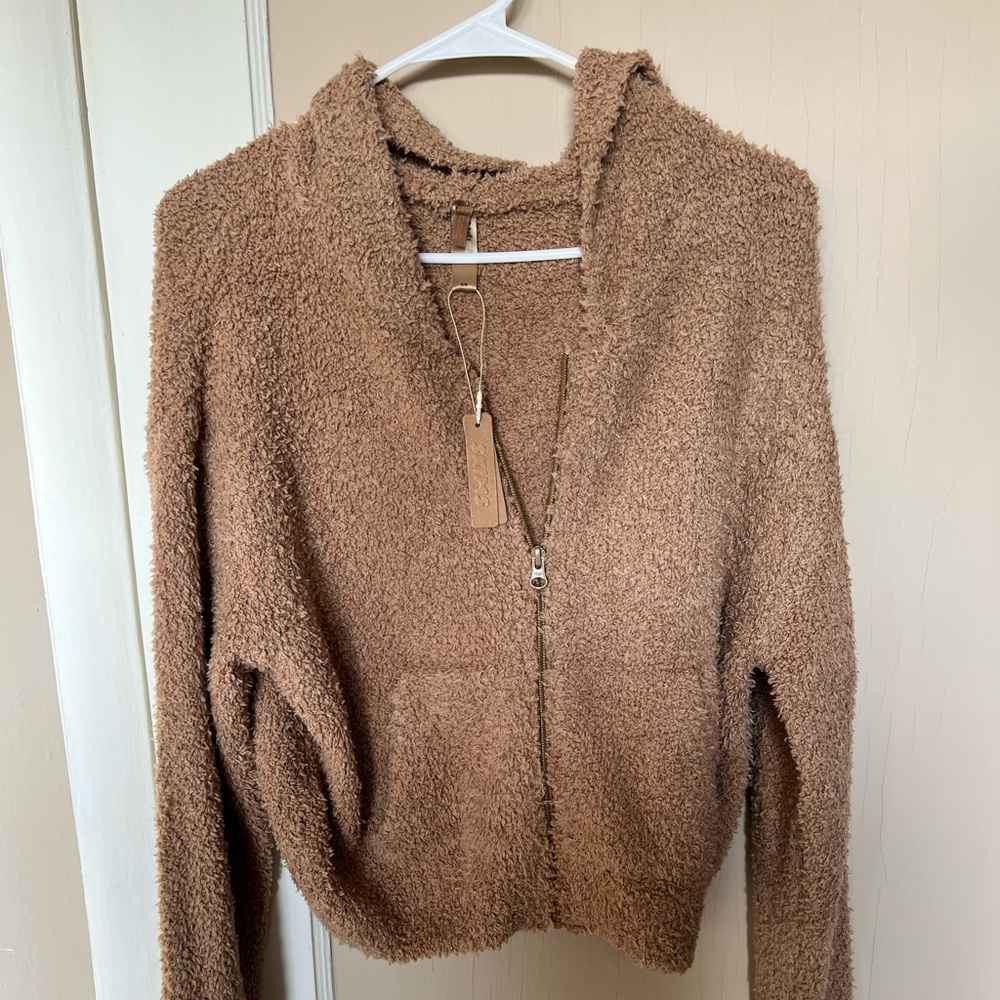 SKIMS Cozy Knit Set Loungewear - Size S/M - Camel